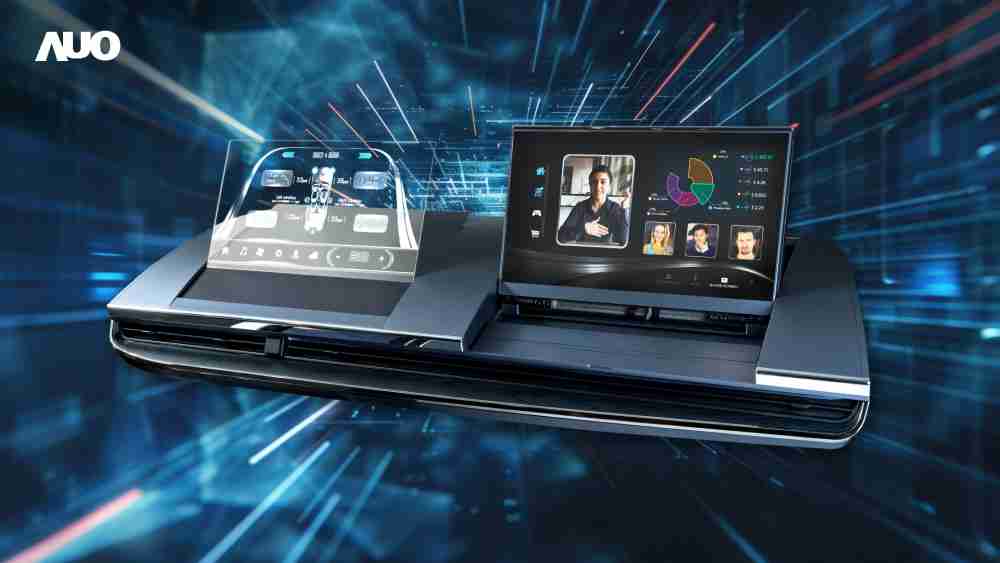 PG国际Micro LED Display HMI解决方案打造透明Micro LED前座仪表，，，，呈现信息并保留驾驶视野开阔；亦为副驾驶座乘客打造收放自如的Micro LED屏幕，，在不影响显示质量的前提于显示区内建镜头，，，，让用户能与视讯对象直接眼神接触，，提供绝佳的双向沟通体验