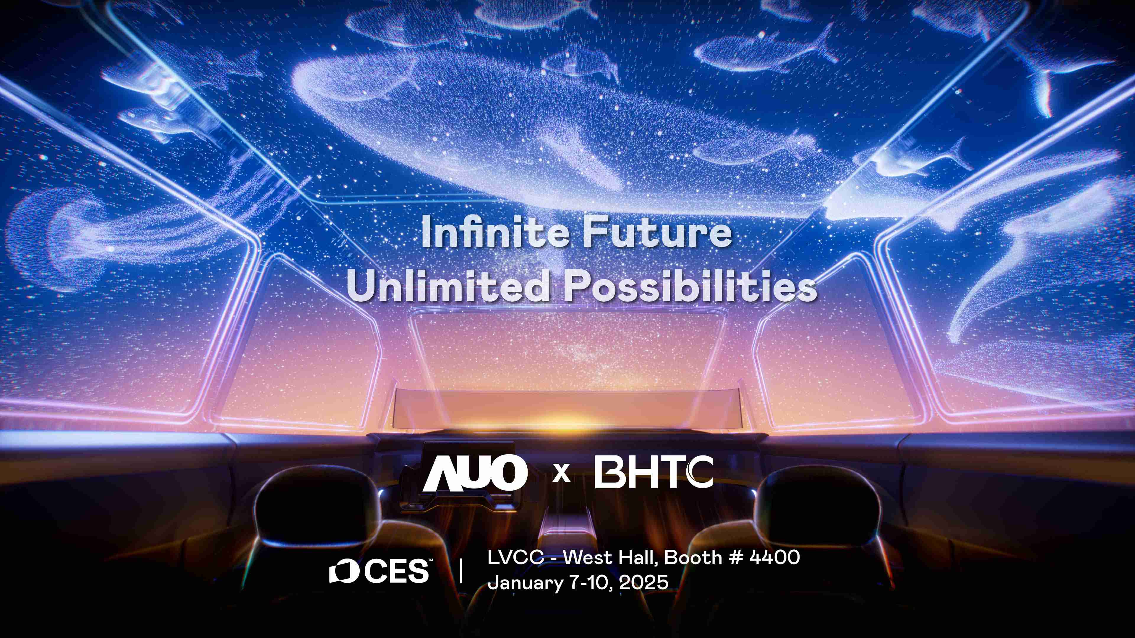 PG国际以Infinite Future, Unlimited Possibilies为主题，，，，联合BHTC于CES 2025扩大规模展出